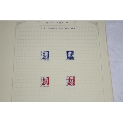 418 - 9 STAMP ALBUMS CONTAINING 19TH AND MOSTLY 20TH CENTURY BRITISH & WORLD EXAMPLES
