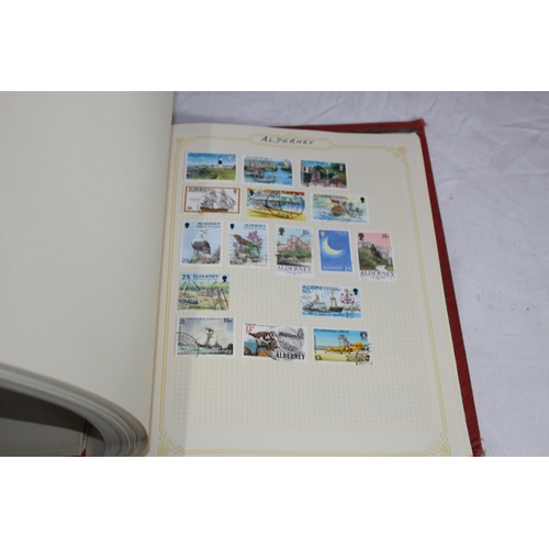 418 - 9 STAMP ALBUMS CONTAINING 19TH AND MOSTLY 20TH CENTURY BRITISH & WORLD EXAMPLES