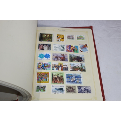 418 - 9 STAMP ALBUMS CONTAINING 19TH AND MOSTLY 20TH CENTURY BRITISH & WORLD EXAMPLES