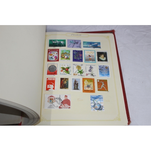 418 - 9 STAMP ALBUMS CONTAINING 19TH AND MOSTLY 20TH CENTURY BRITISH & WORLD EXAMPLES