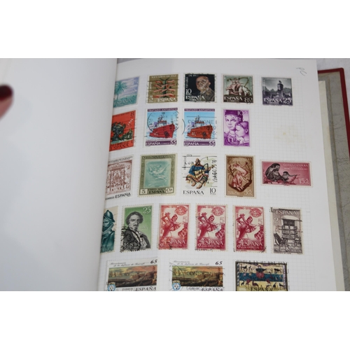 418 - 9 STAMP ALBUMS CONTAINING 19TH AND MOSTLY 20TH CENTURY BRITISH & WORLD EXAMPLES