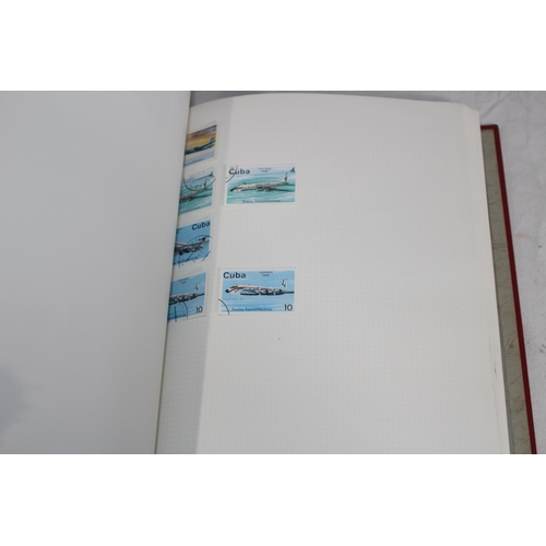 418 - 9 STAMP ALBUMS CONTAINING 19TH AND MOSTLY 20TH CENTURY BRITISH & WORLD EXAMPLES