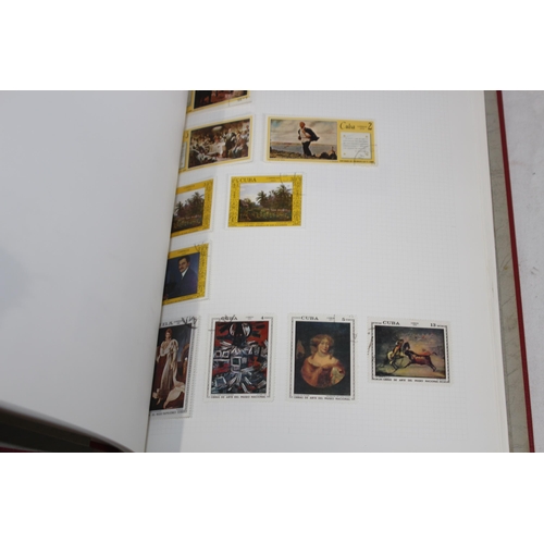 418 - 9 STAMP ALBUMS CONTAINING 19TH AND MOSTLY 20TH CENTURY BRITISH & WORLD EXAMPLES