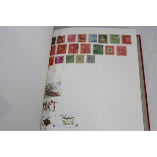 418 - 9 STAMP ALBUMS CONTAINING 19TH AND MOSTLY 20TH CENTURY BRITISH & WORLD EXAMPLES