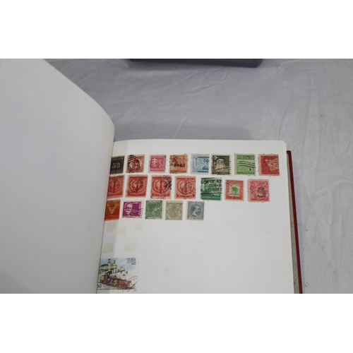 418 - 9 STAMP ALBUMS CONTAINING 19TH AND MOSTLY 20TH CENTURY BRITISH & WORLD EXAMPLES