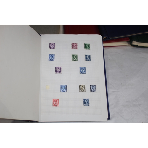 418 - 9 STAMP ALBUMS CONTAINING 19TH AND MOSTLY 20TH CENTURY BRITISH & WORLD EXAMPLES