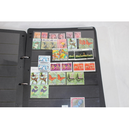 418 - 9 STAMP ALBUMS CONTAINING 19TH AND MOSTLY 20TH CENTURY BRITISH & WORLD EXAMPLES