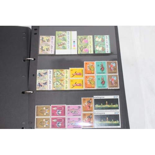 418 - 9 STAMP ALBUMS CONTAINING 19TH AND MOSTLY 20TH CENTURY BRITISH & WORLD EXAMPLES