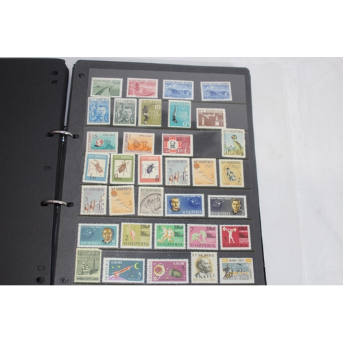 418 - 9 STAMP ALBUMS CONTAINING 19TH AND MOSTLY 20TH CENTURY BRITISH & WORLD EXAMPLES