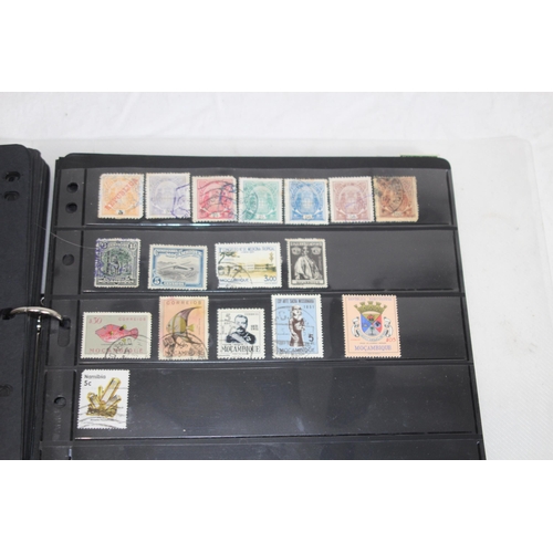 418 - 9 STAMP ALBUMS CONTAINING 19TH AND MOSTLY 20TH CENTURY BRITISH & WORLD EXAMPLES