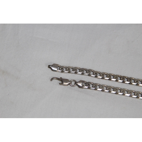 858 - SCRAP SILVER CHAIN - 33.25G