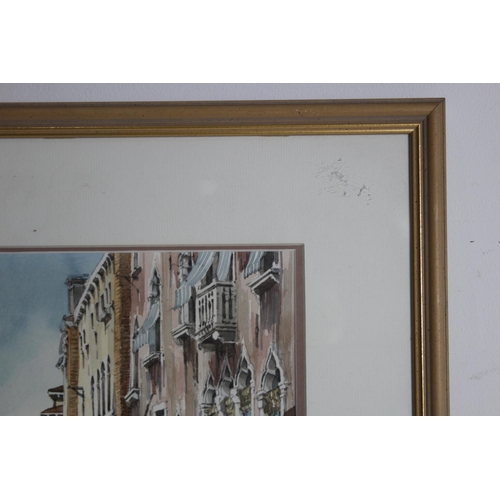 125 - WATERCOLOUR OF VENICE CANAL SCENE
67 X 48CM