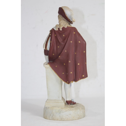 208 - ANTIQUE PORCELAIN FIGURE OF A MUSKETEER
31CM