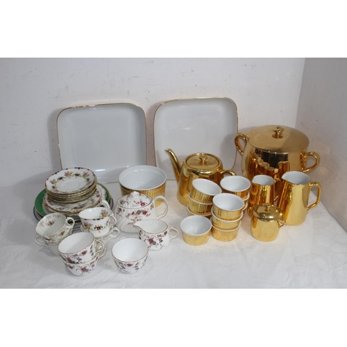 226 - GOLD CHINA BY THOMAS AND OTHER GOOD CHINA