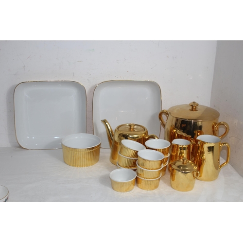 226 - GOLD CHINA BY THOMAS AND OTHER GOOD CHINA