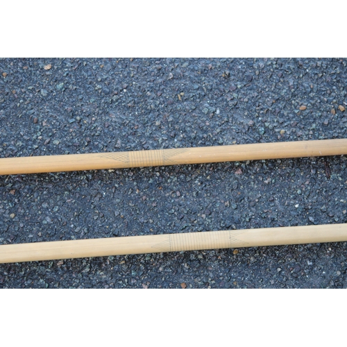 315 - TWO BAMBOO BLOW PIPES