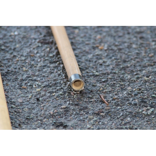 315 - TWO BAMBOO BLOW PIPES