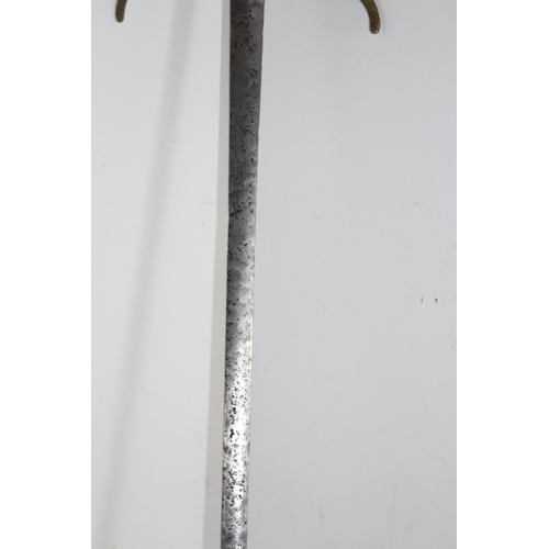 611 - ANTIQUE SWORD WITH PITTED BLADE