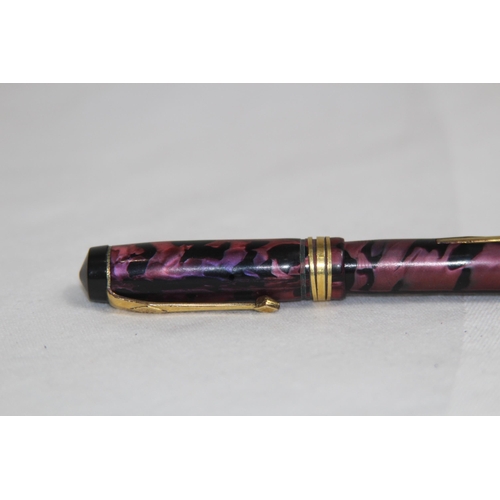 761 - CONWAY STEWART 14CT GOLD NIB FOUNTAIN PEN