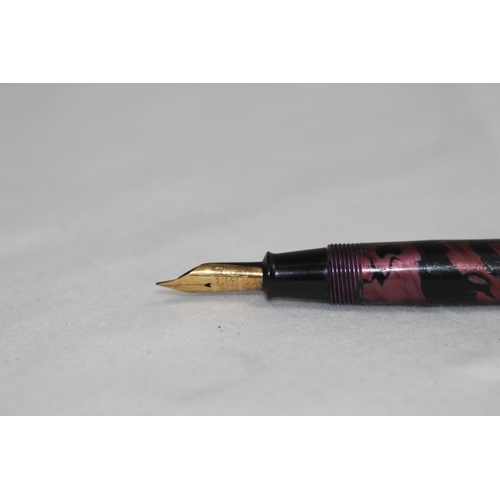 761 - CONWAY STEWART 14CT GOLD NIB FOUNTAIN PEN