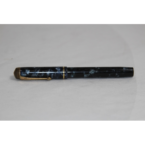 763 - COWAY STEWART No 286, FOUNTAIN PEN WITH 14 CT GOLD NIB