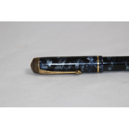 763 - COWAY STEWART No 286, FOUNTAIN PEN WITH 14 CT GOLD NIB