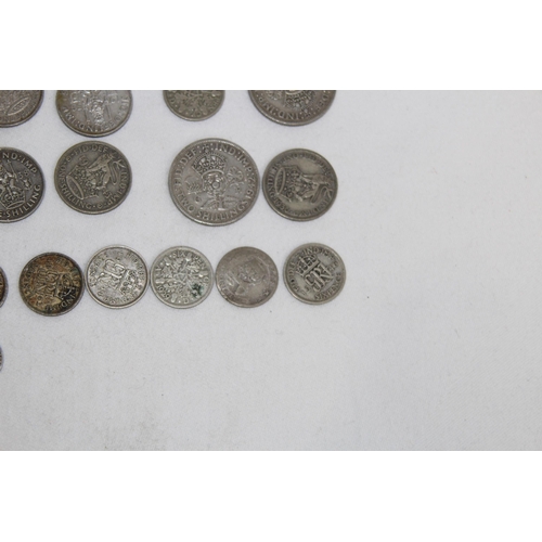 814 - QTY OF BRITISH SILVER COINS, 300.31 GRAMS
