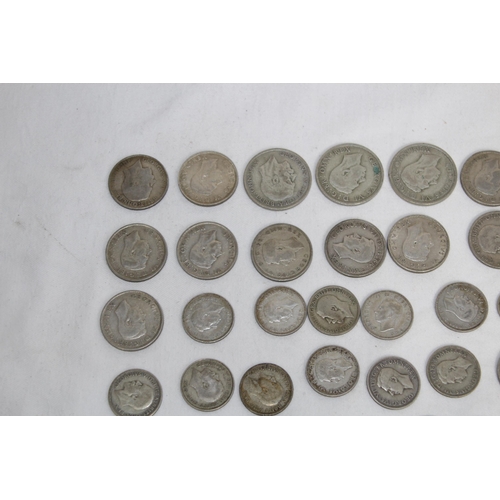 814 - QTY OF BRITISH SILVER COINS, 300.31 GRAMS