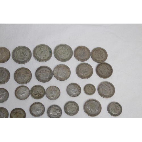 814 - QTY OF BRITISH SILVER COINS, 300.31 GRAMS