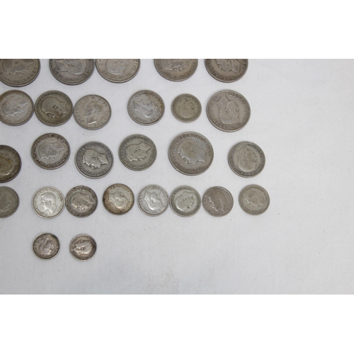 814 - QTY OF BRITISH SILVER COINS, 300.31 GRAMS