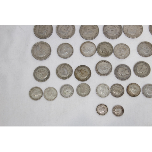 814 - QTY OF BRITISH SILVER COINS, 300.31 GRAMS