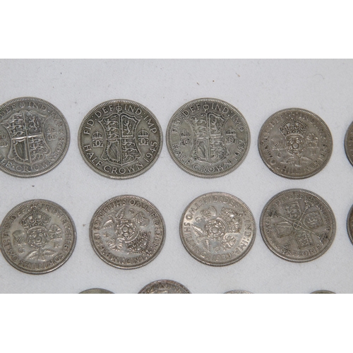 814 - QTY OF BRITISH SILVER COINS, 300.31 GRAMS