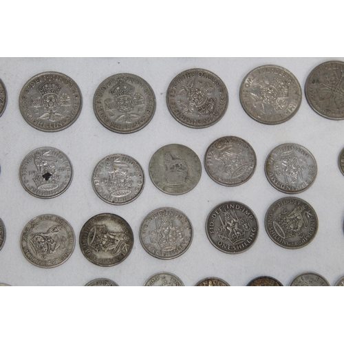 814 - QTY OF BRITISH SILVER COINS, 300.31 GRAMS