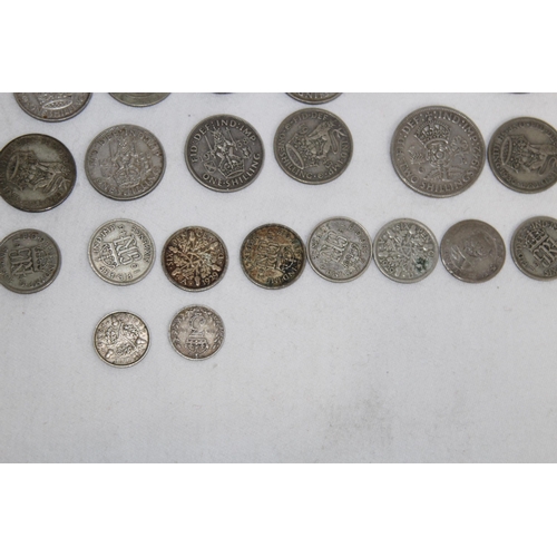 814 - QTY OF BRITISH SILVER COINS, 300.31 GRAMS