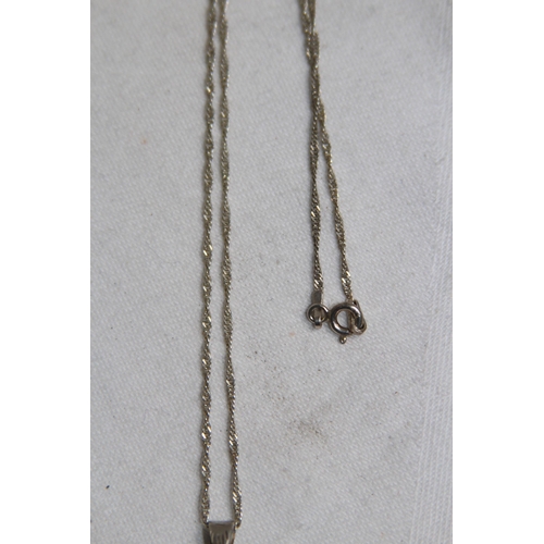 869 - SILVER LOCKET NECKLACE