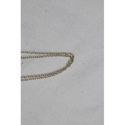 871 - CELTIC DESIGN PENDANT NECKLACE SET WITH AMETHYST COLOURED STONES