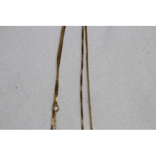 875 - GILT SILVER PINK ENAMEL BUTTERFLY PENDANT NECKLACE, BOXED