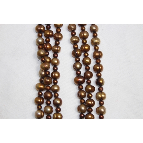 878 - 14CT GOLD CLASP NECKLACE