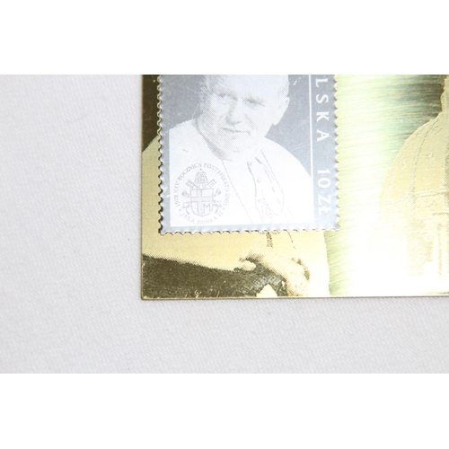 929 - MOUNTED SILVER POLISH PAPEL STAMP, POLSKA 10 Zt , 1382