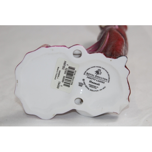 700 - BOXED ROYAL DOULTON PRETTY LADIES HANNAH HN 4855 FIGURE 
26CM