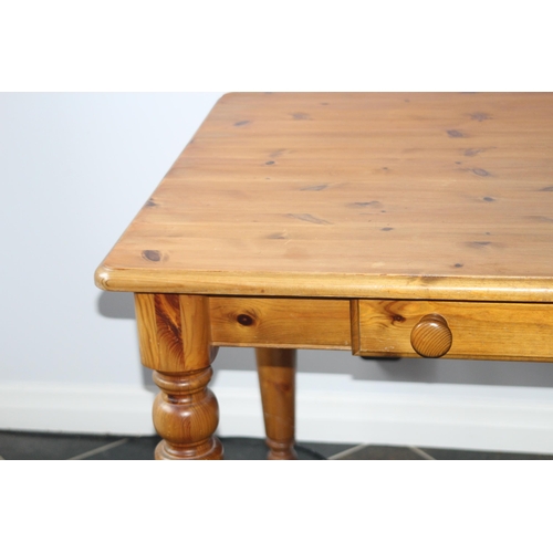 17 - PINE FARMHOUSE  TABLE 
122 X 76 X 74CM
