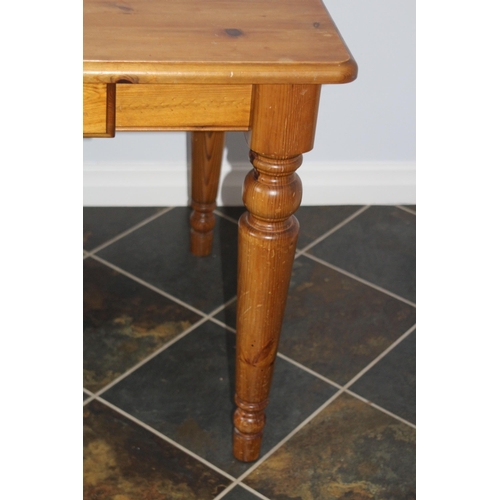17 - PINE FARMHOUSE  TABLE 
122 X 76 X 74CM