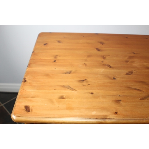 17 - PINE FARMHOUSE  TABLE 
122 X 76 X 74CM