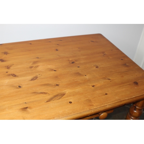 17 - PINE FARMHOUSE  TABLE 
122 X 76 X 74CM