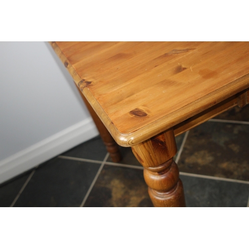 17 - PINE FARMHOUSE  TABLE 
122 X 76 X 74CM