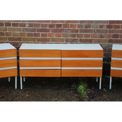 16 - OPUS 22 TRIO SET OF CHEST OF DRAWERS 
120 X 43 X 60CM