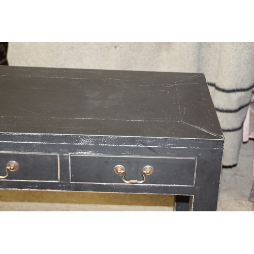 39 - PAINTED WARDROBE, CONSOLE TABLE AND MIRROR
120 X 56 X 179CM