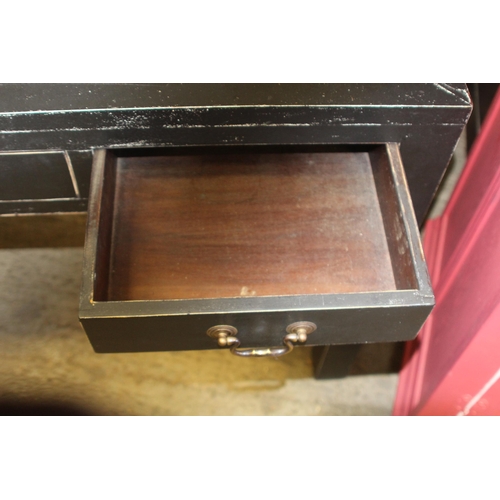 39 - PAINTED WARDROBE, CONSOLE TABLE AND MIRROR
120 X 56 X 179CM