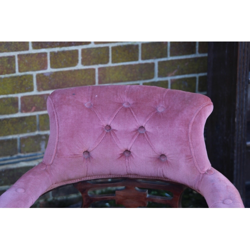 47 - THREE VINTAGE ARMCHAIRS 
90 X 96 X 87CM