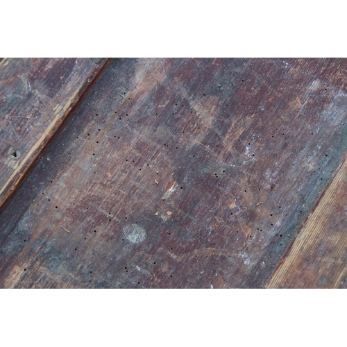 56 - TWO VINTAGE WOODEN TRUCKS ONE LEAD LINED
56 X 97 X 53CM